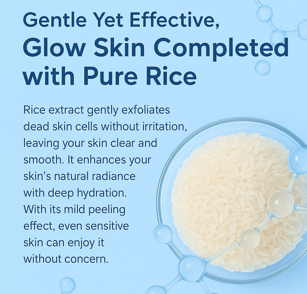 Rice Exfoliating Gentle Facial and Body Scrub